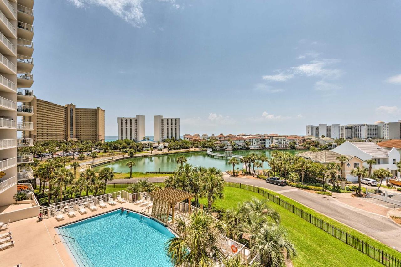 High-Rise Destin Condo With Balcony And Pool View Exterior foto